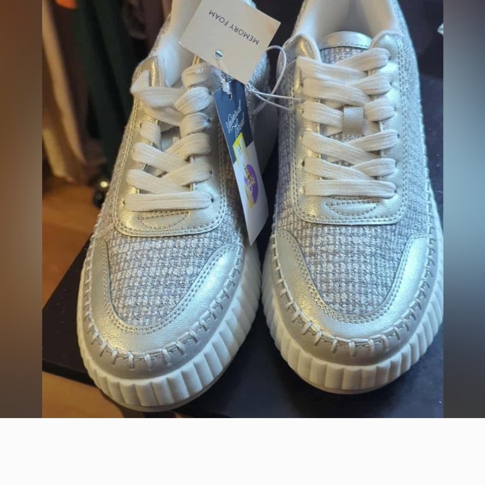 Target Gray and White Casual Shoes